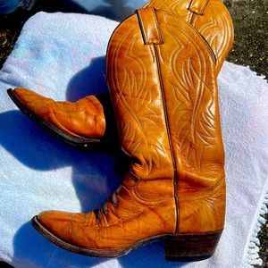 justin boots worn  but still good  sz 6.5